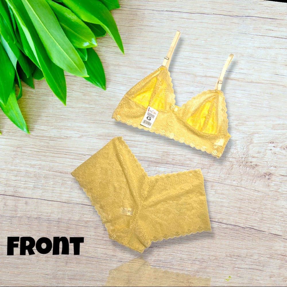 Sexy Sunny yellow Lingerie Set